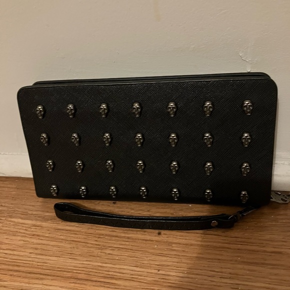 Black skull wallet - Picture 2 of 3